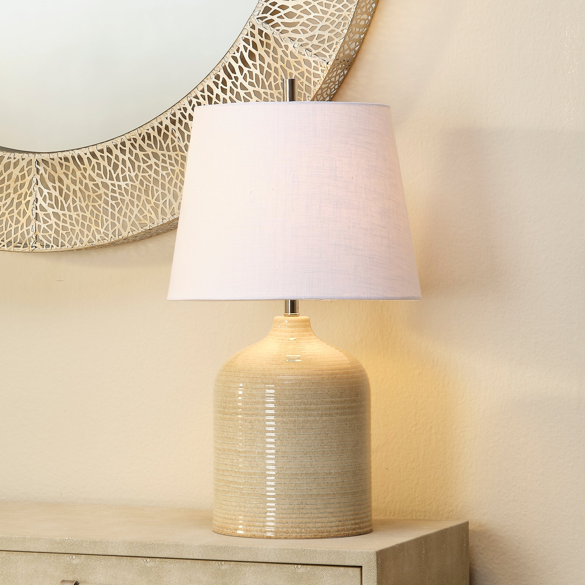 Au Lait Ceramic Table Lamp by Jamie Young
