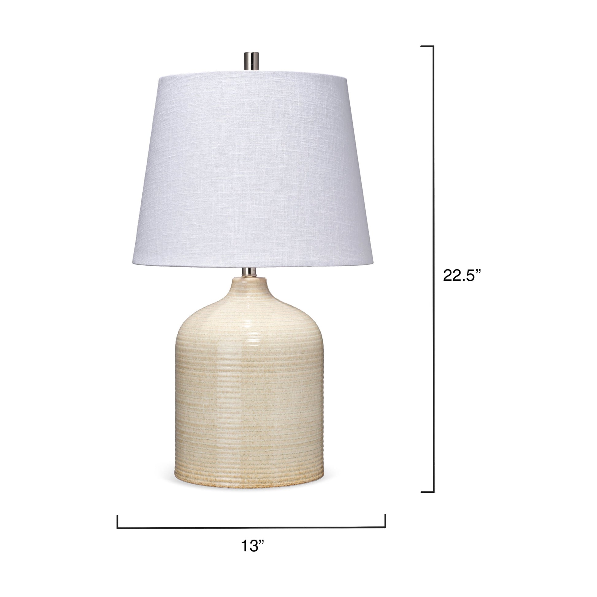 Au Lait Ceramic Table Lamp by Jamie Young