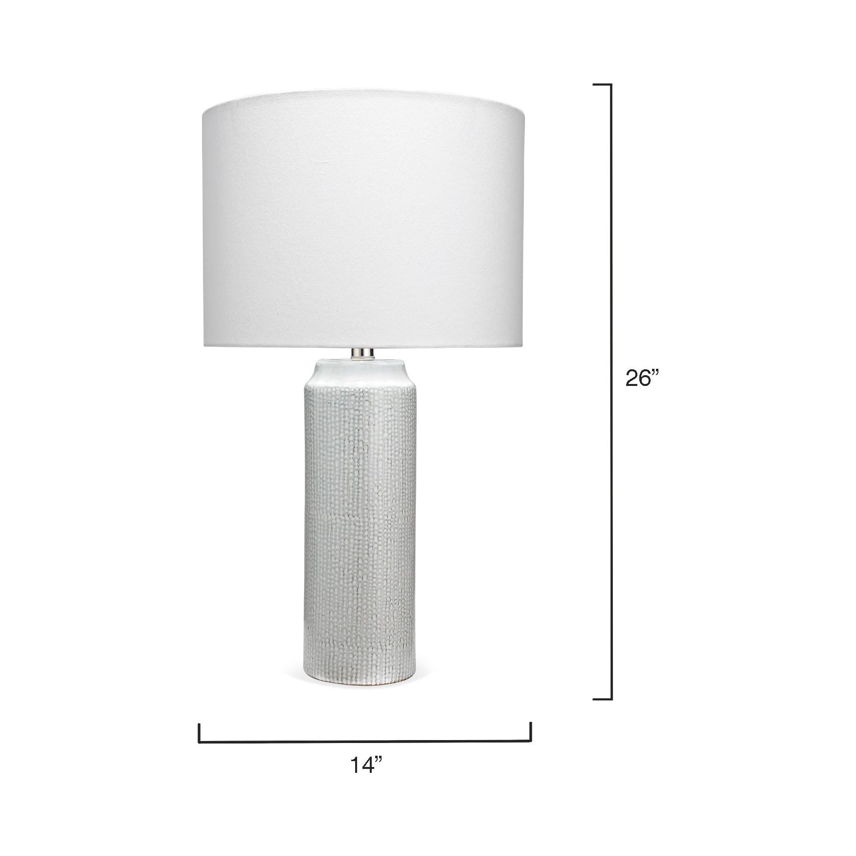 Bella Ceramic Table Lamp, Blue by Jamie Young