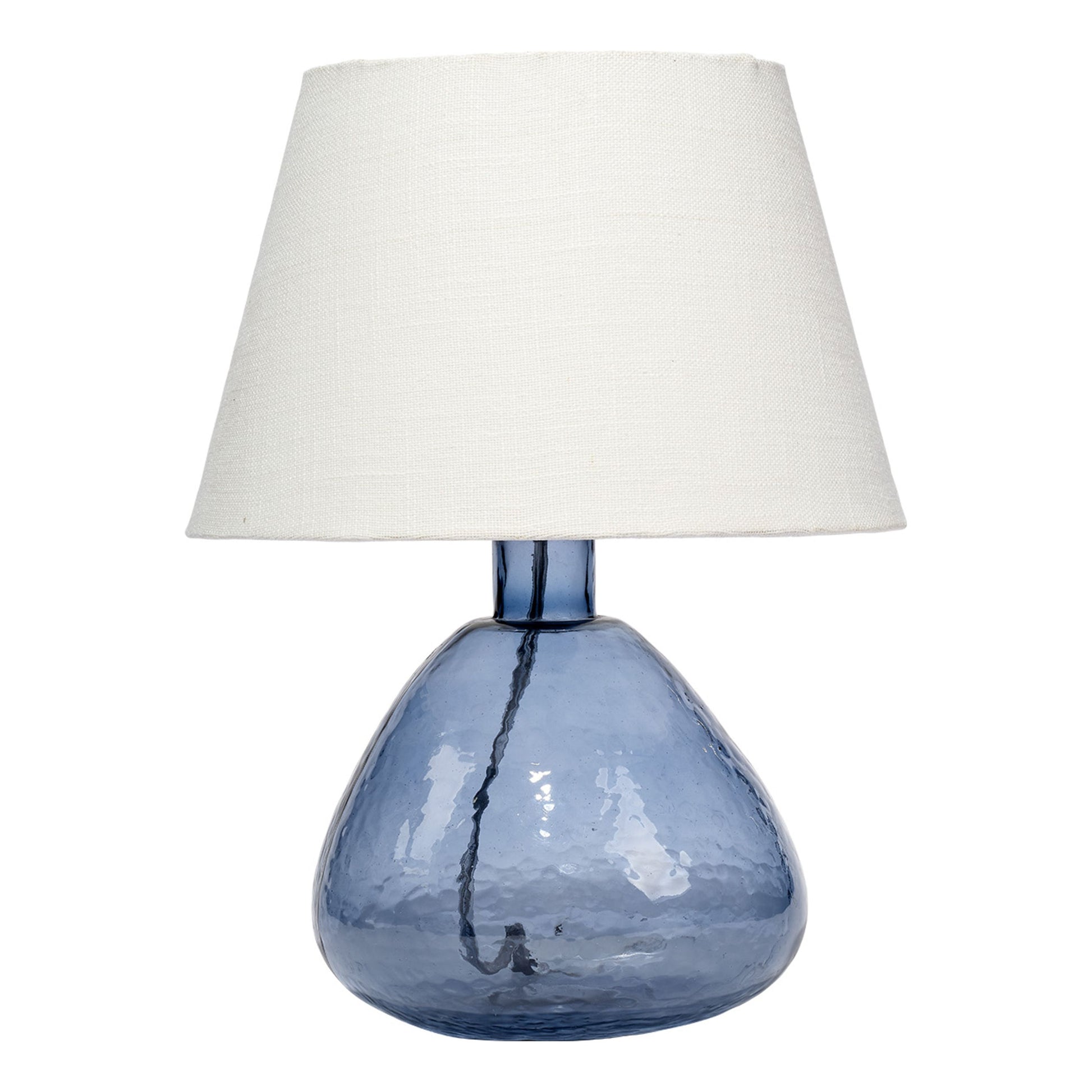 Demi Blown Glass Table Lamp Blue by Jamie Young