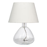 Demi Blown Glass Table Lamp Clear by Jamie Young