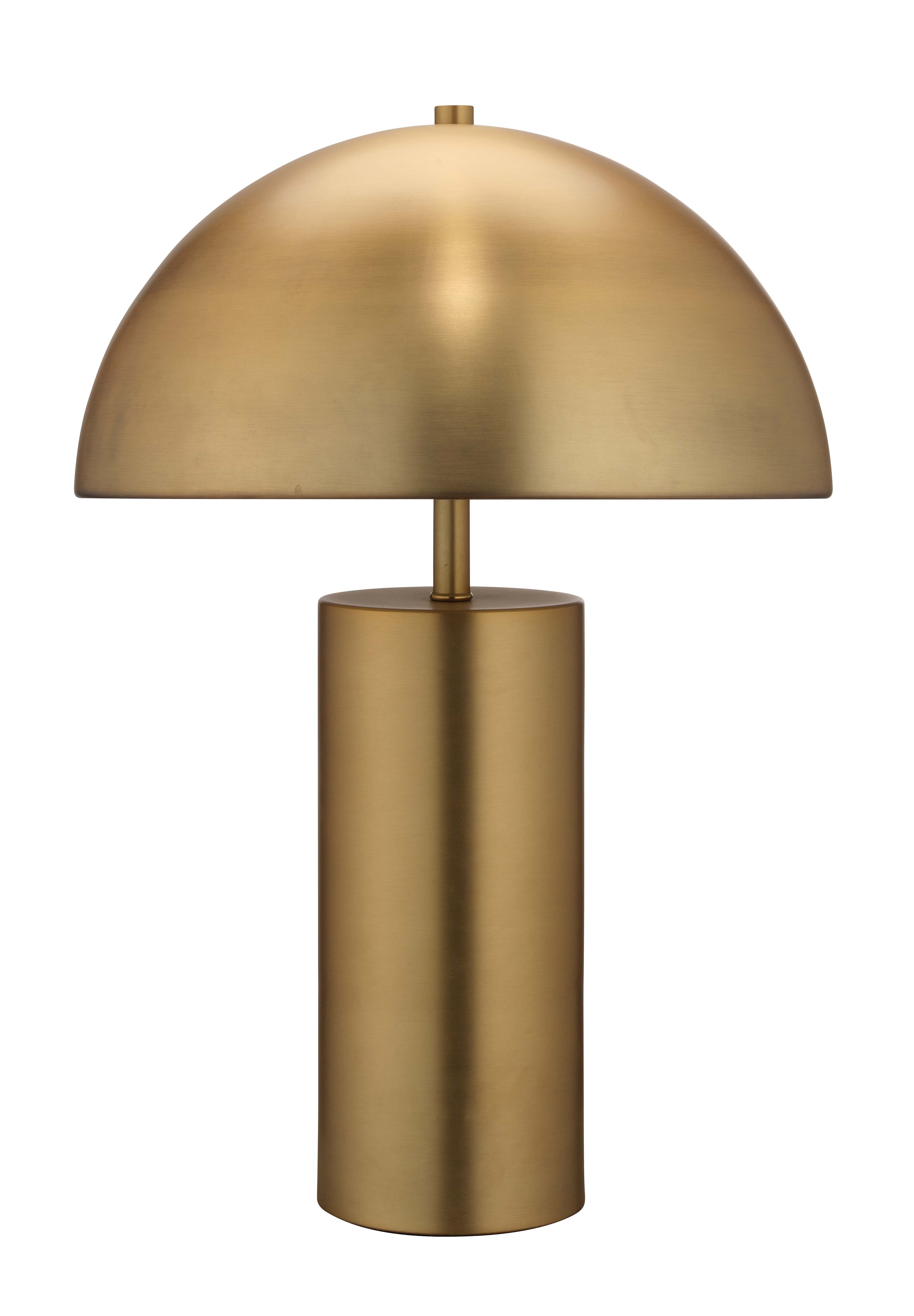 Felix Iron Table Lamp, Antique Brass