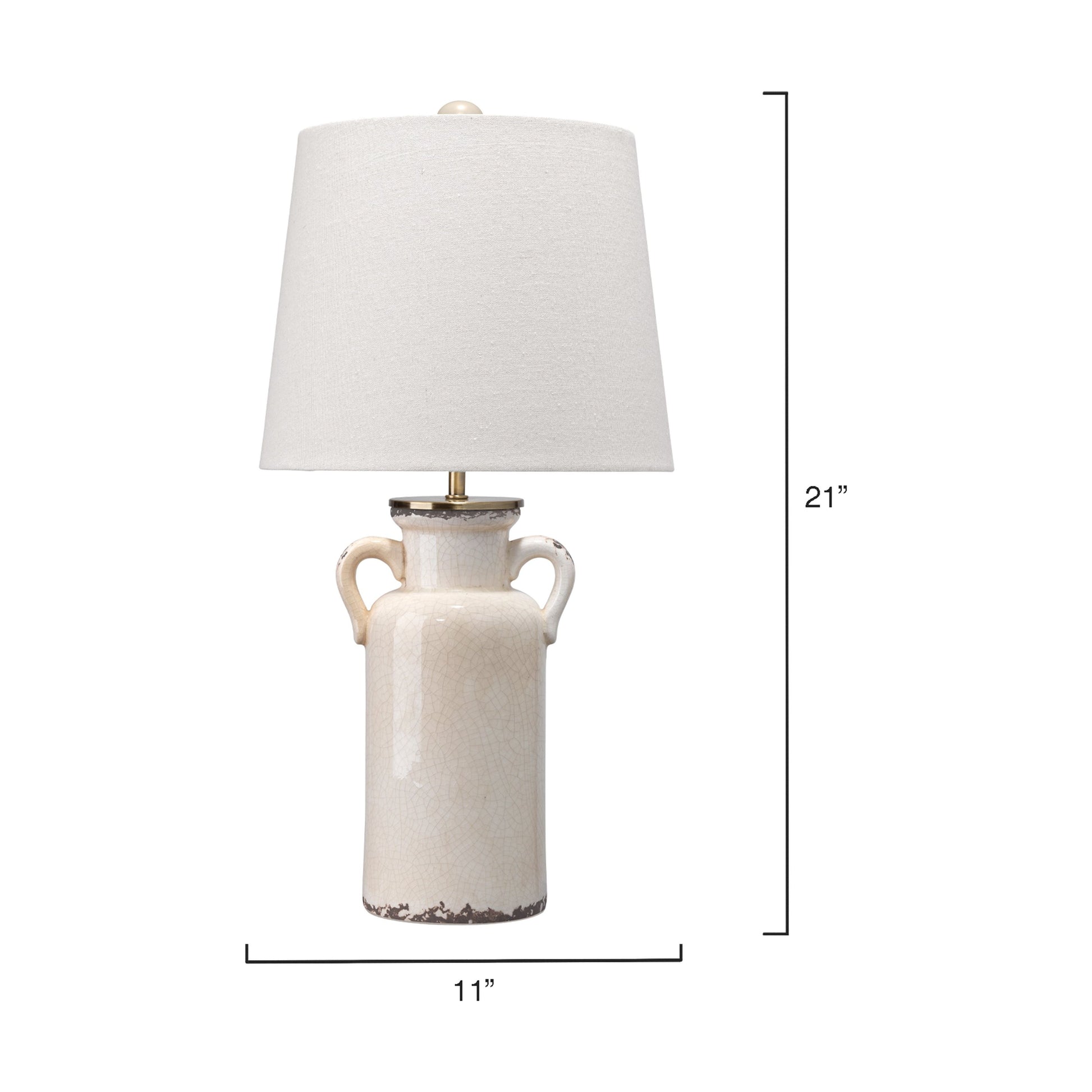 Piper Ceramic Table Lamp, Cream by Jamie Young
