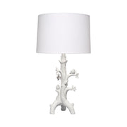 Sycamore Resin Table Lamp with Linen Shade by Jamie Young