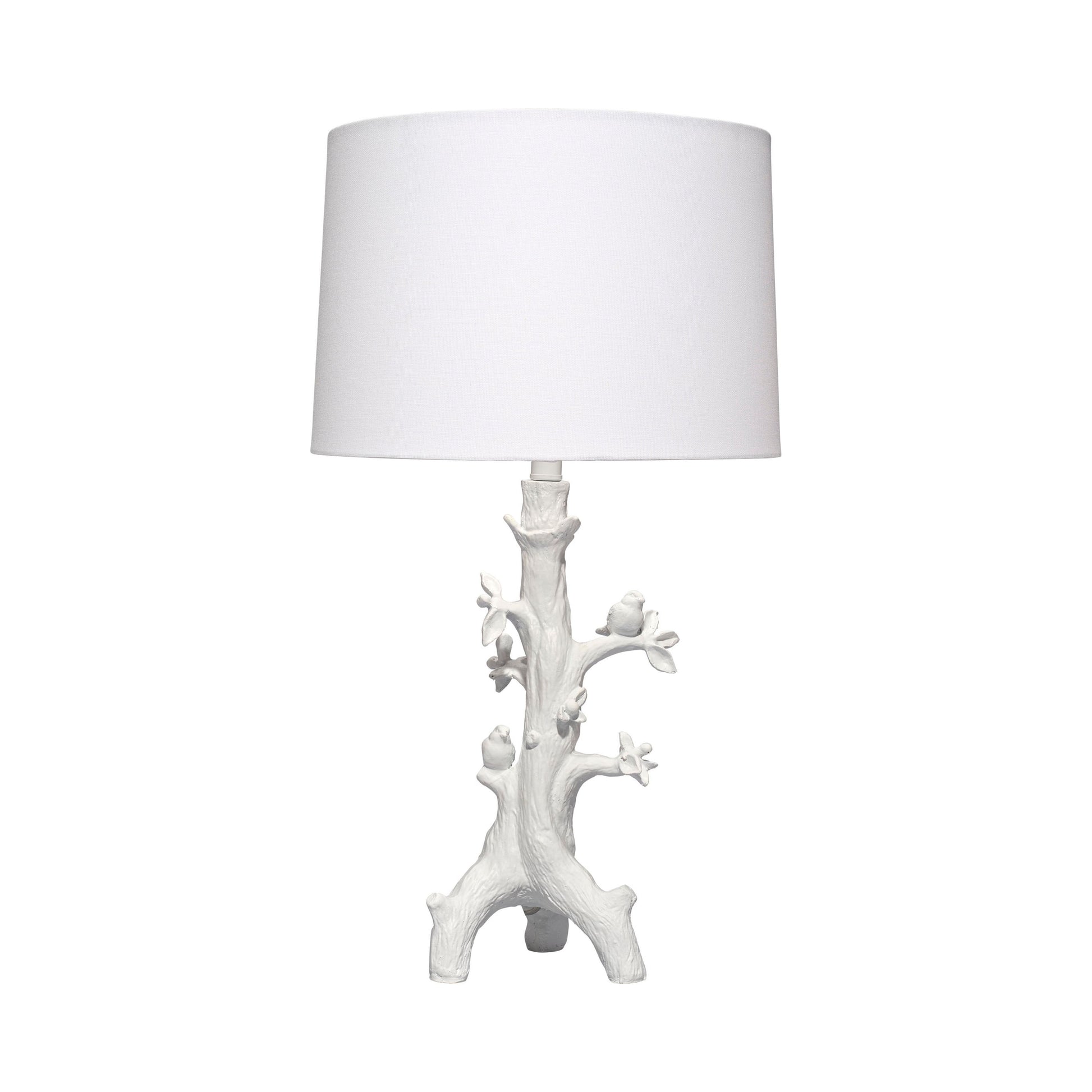 Sycamore Resin Table Lamp with Linen Shade by Jamie Young