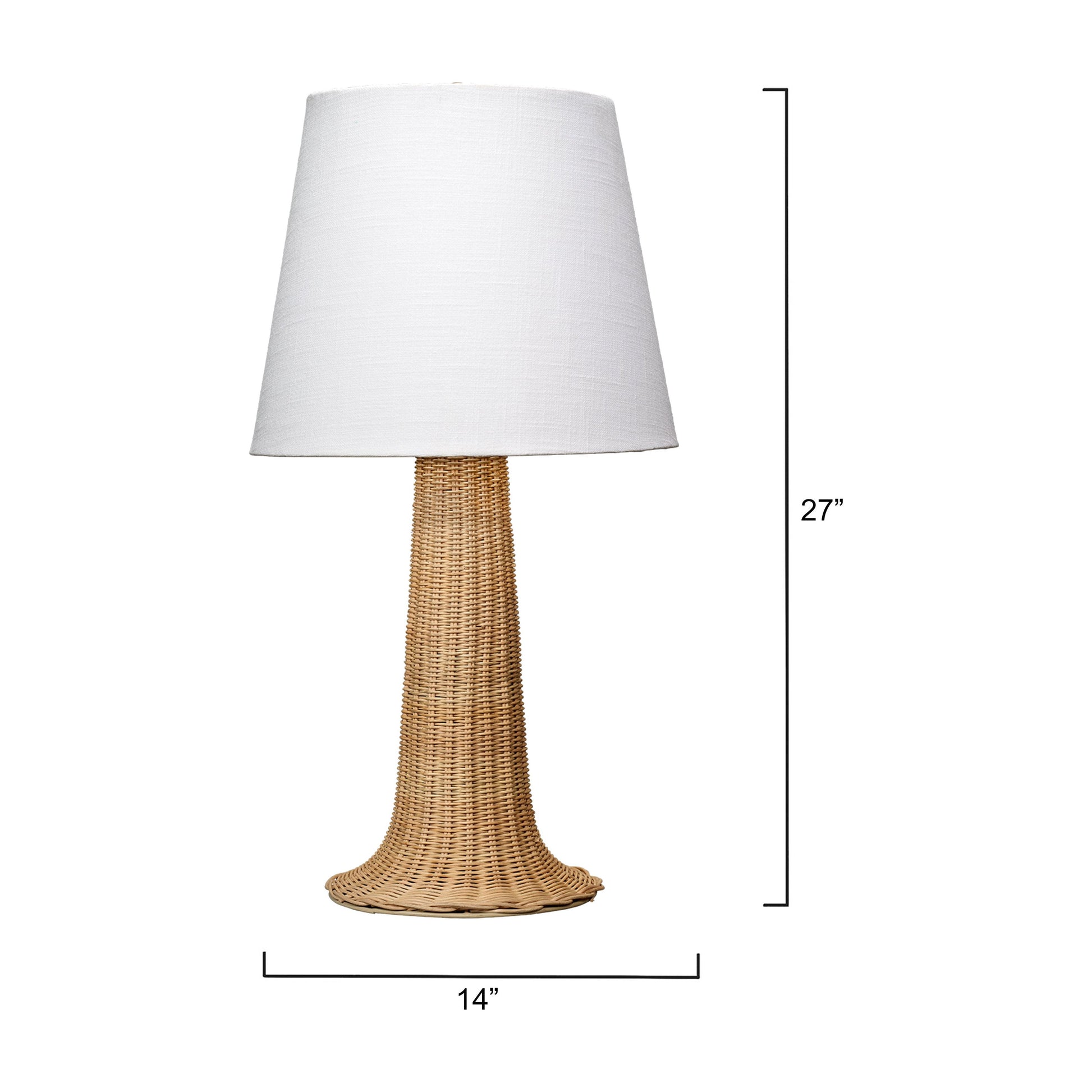 Walden Cane Table Lamp by Jamie Young