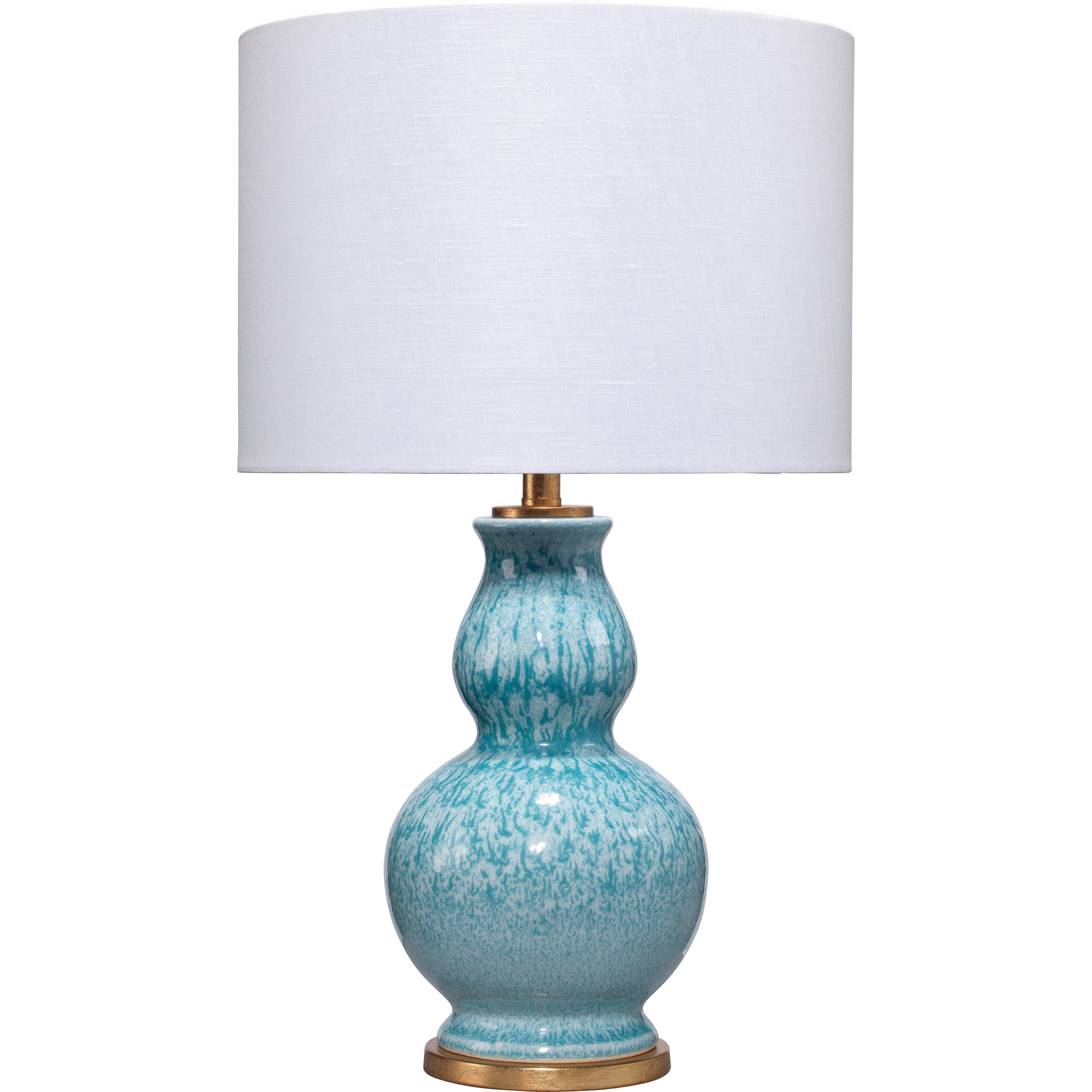 Whitney Ceramic Table Lamp, Blue by Jamie Young