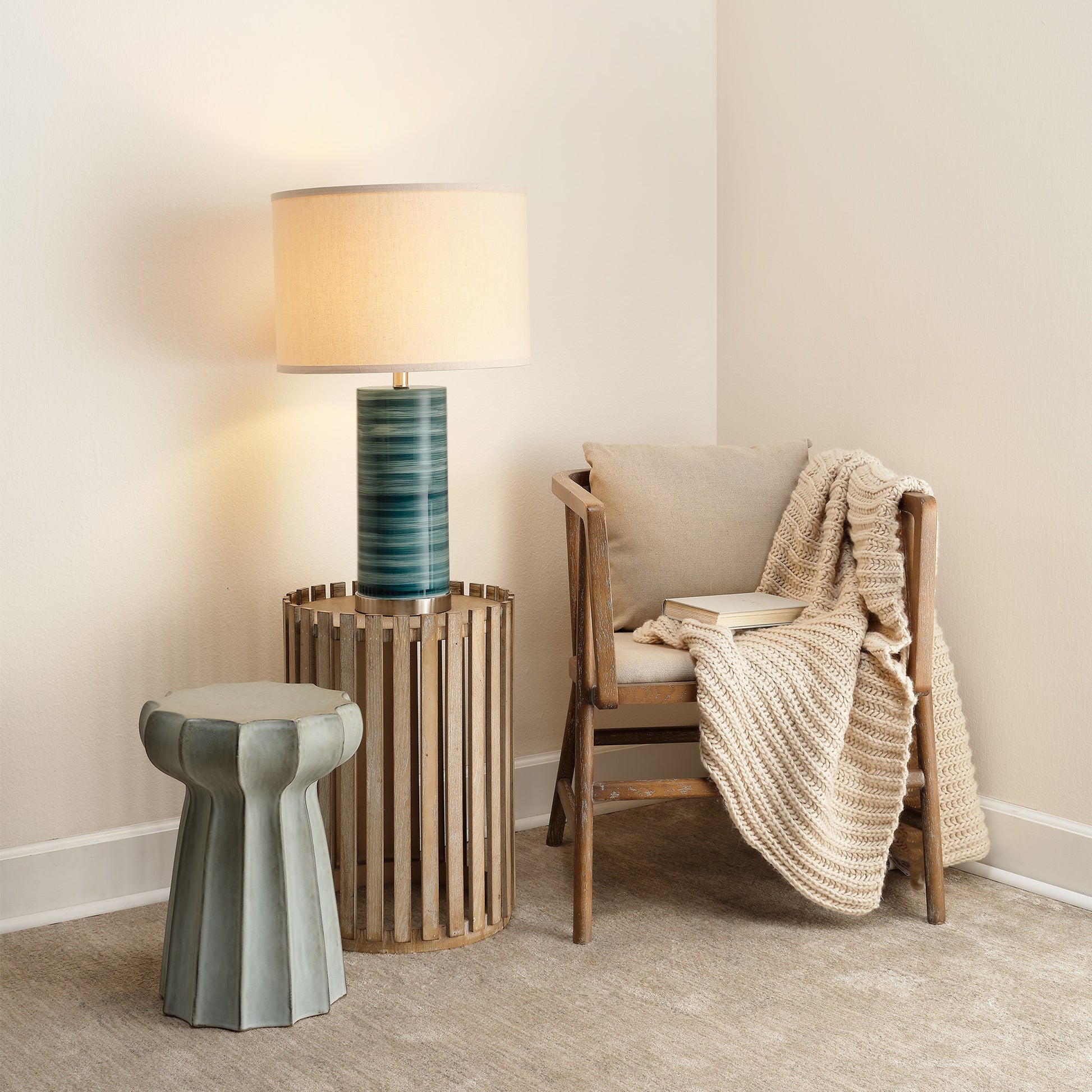 Casey Hand-Blown Glass Table Lamp by Jamie Young