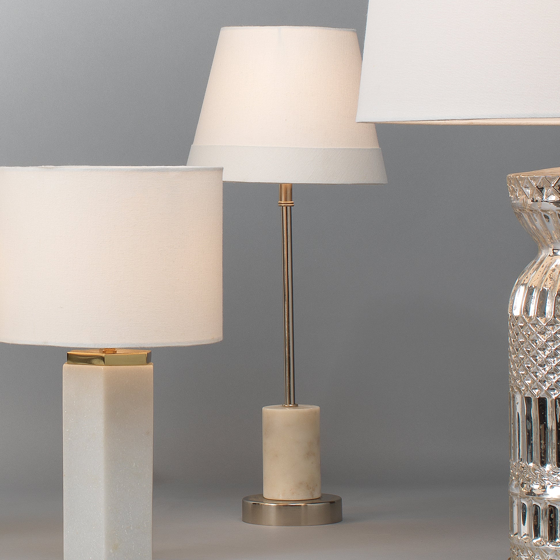 Darcey Marble Table Lamp by Jamie Young
