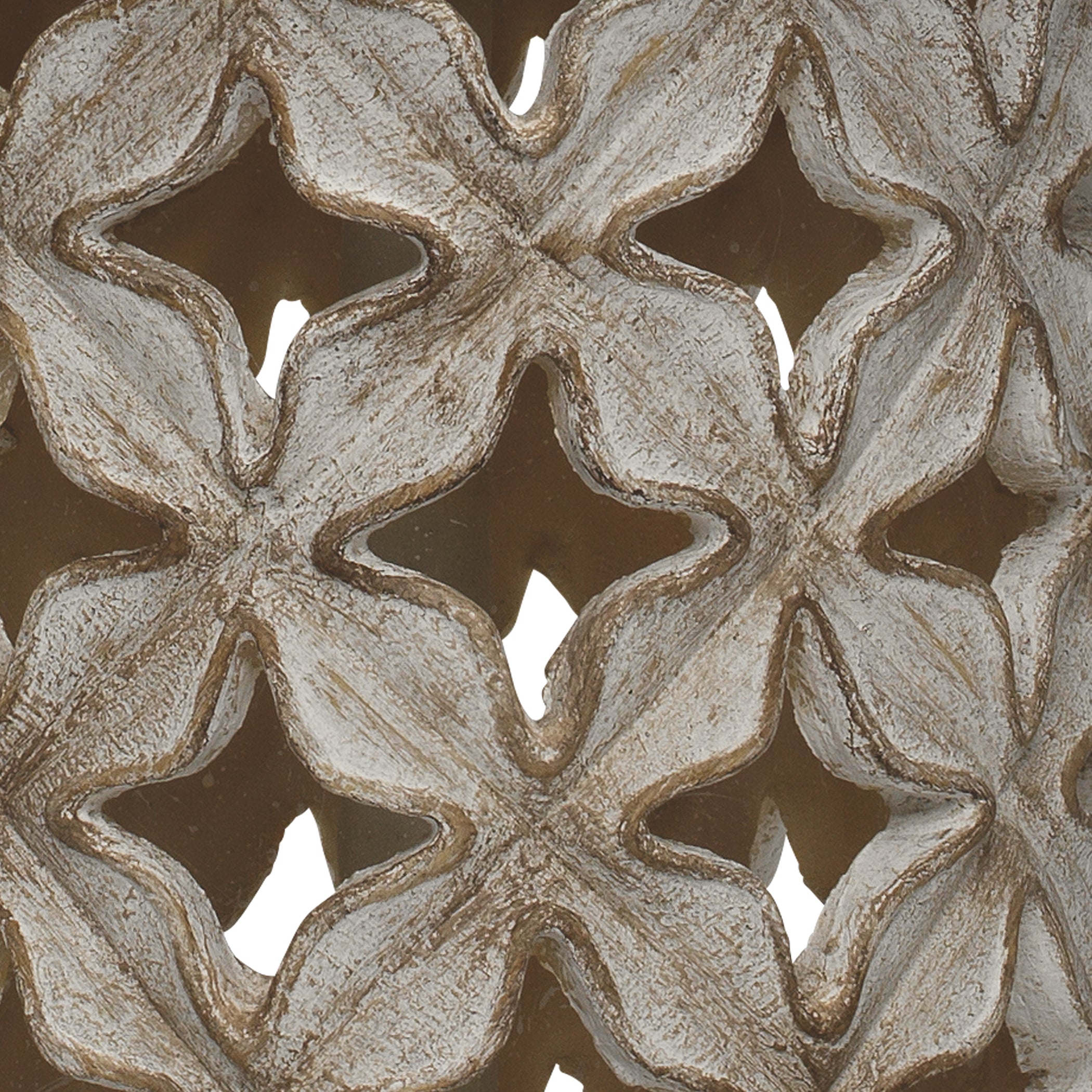 Flora Resin Table Lamp, White Wash by Ivory & Olive