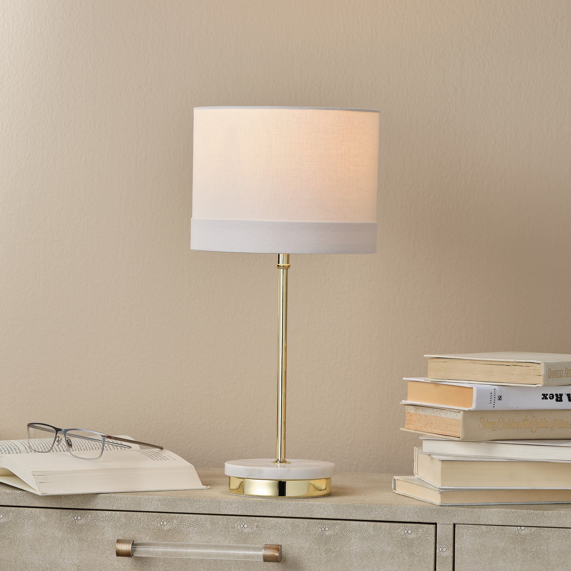 Grace Marble Table Lamp by Jamie Young