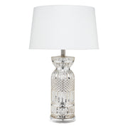Isla Glass Table Lamp, Silver by Jamie Young