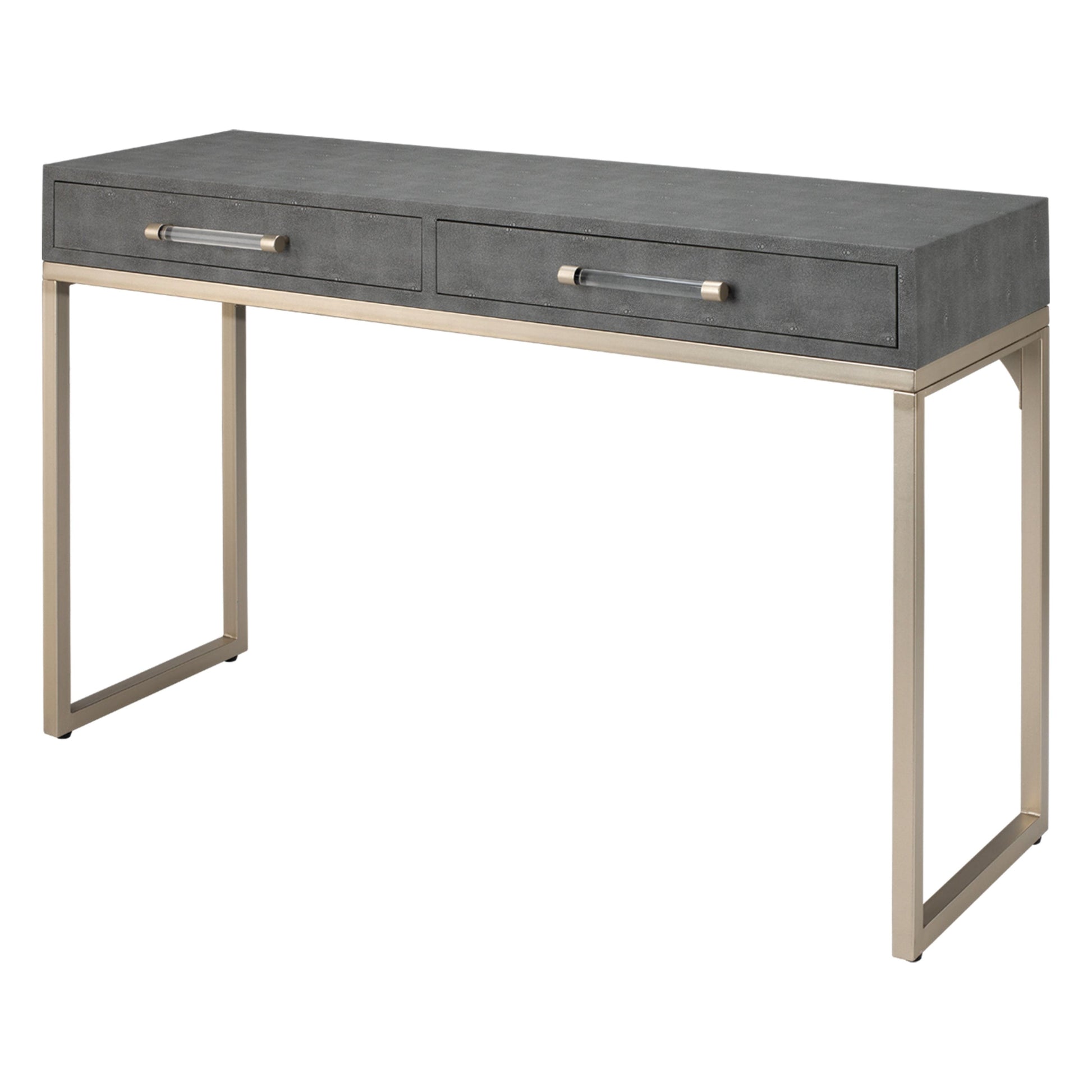 Kain Faux Shagreen Console by Jamie Young