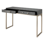 Kain Faux Shagreen Console by Jamie Young