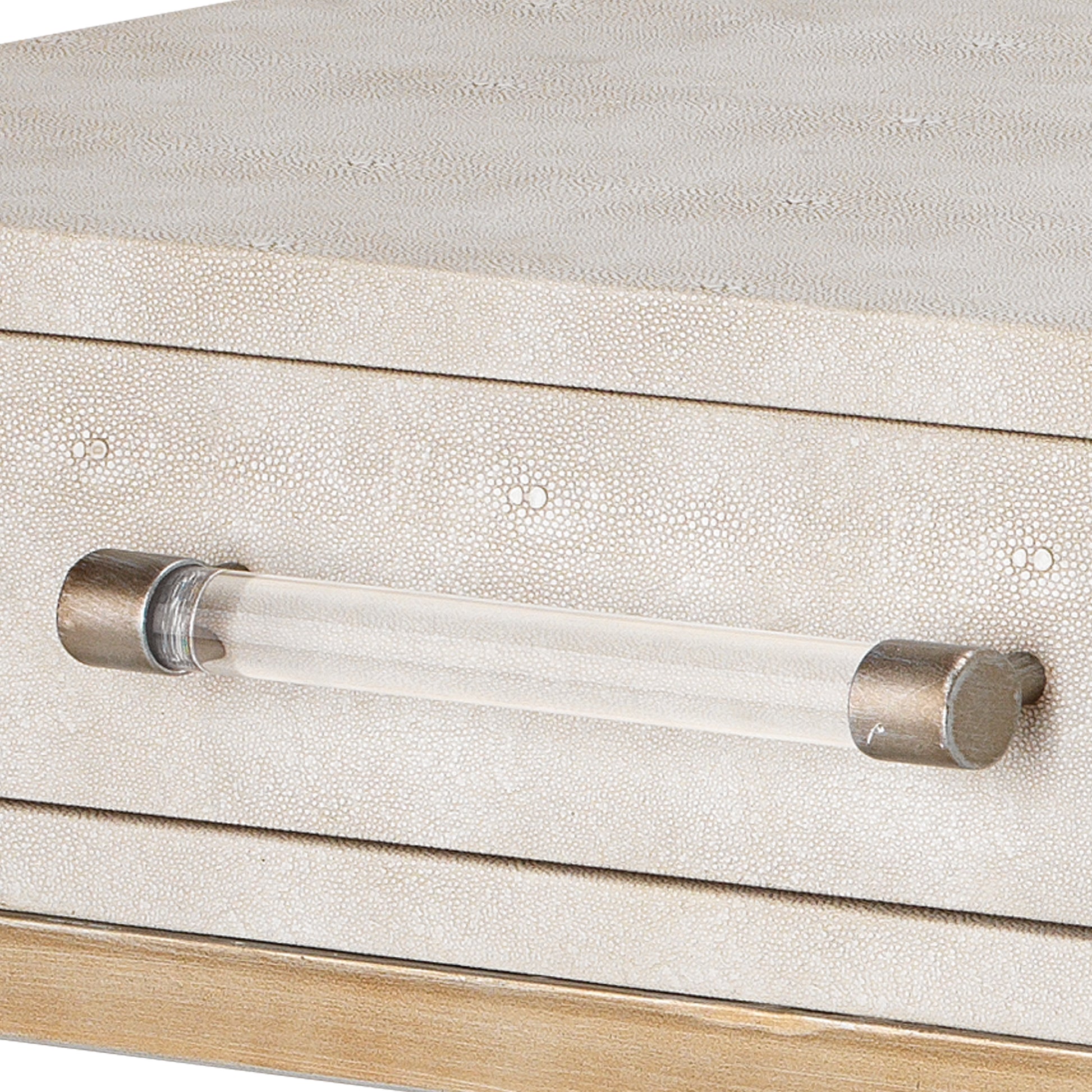 Kain Faux Shagreen Console by Jamie Young