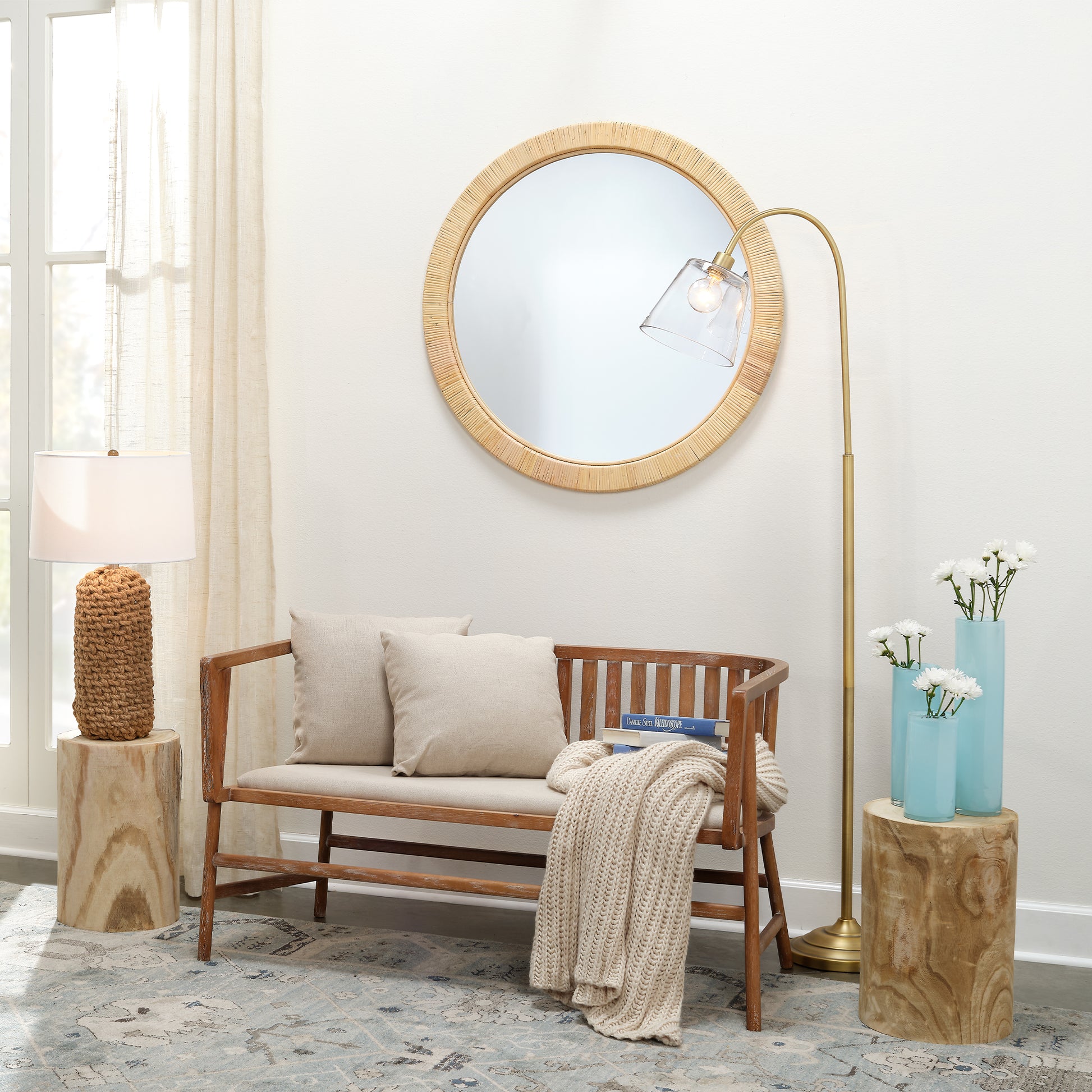 Lawrence Jute Table Lamp, Brown by Jamie Young