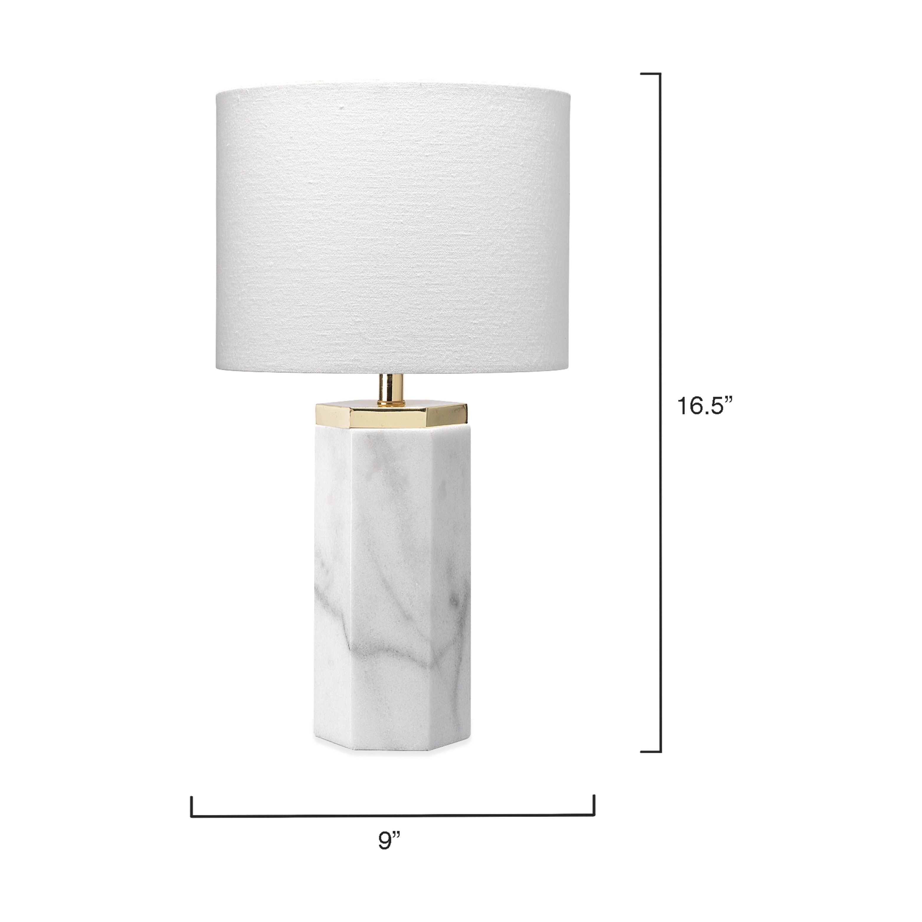 Lexi Marble Table Lamp by Jamie Young