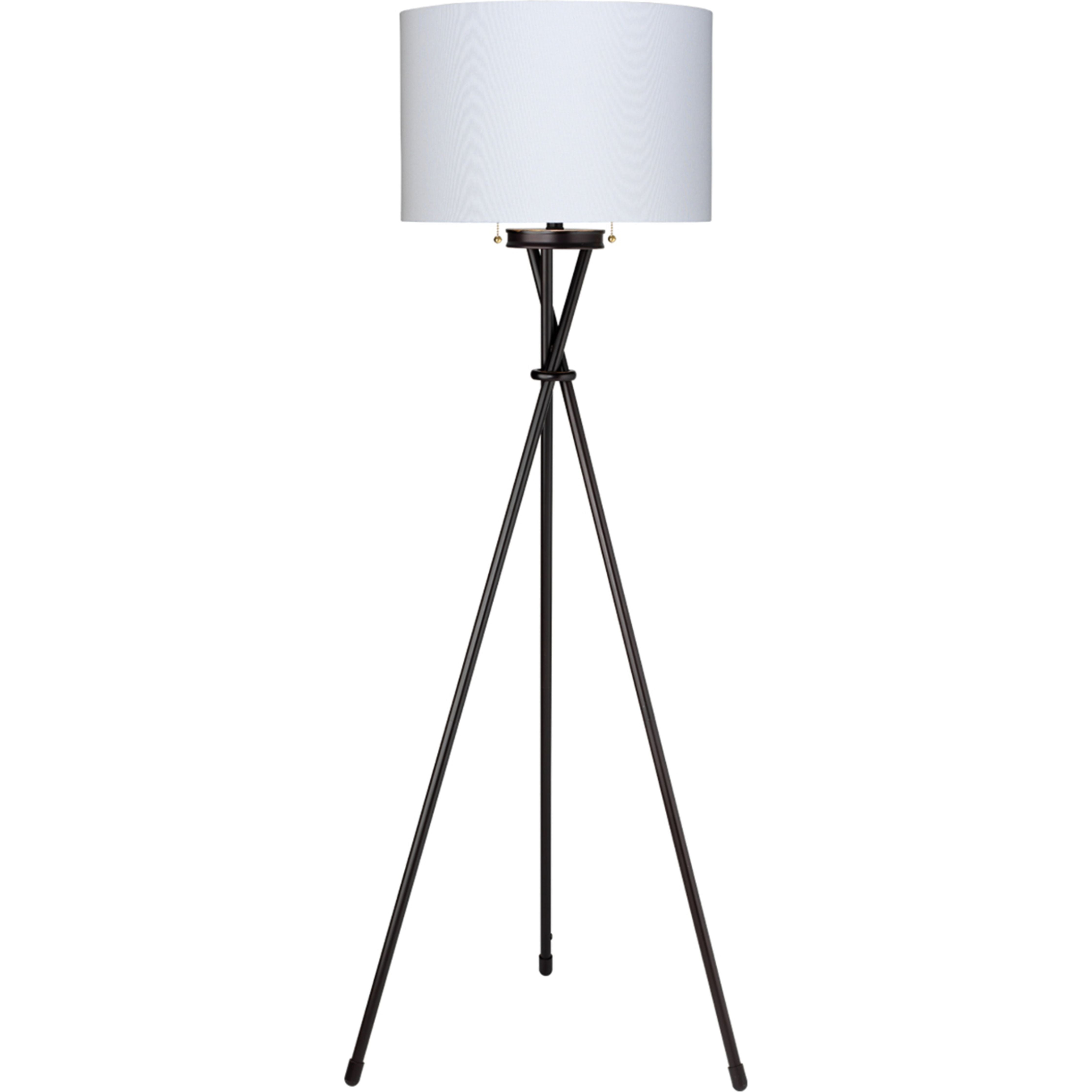 Manny Iron Tripod Floor Lamp, Bronze by Jamie Young