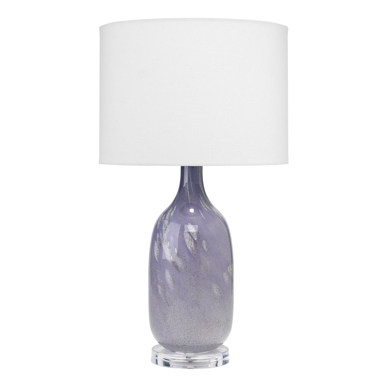 Maya Glass Table Lamp, Lavender by Jamie Young