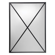 Xander Iron Rectangle Wall Mirror by Jamie Young