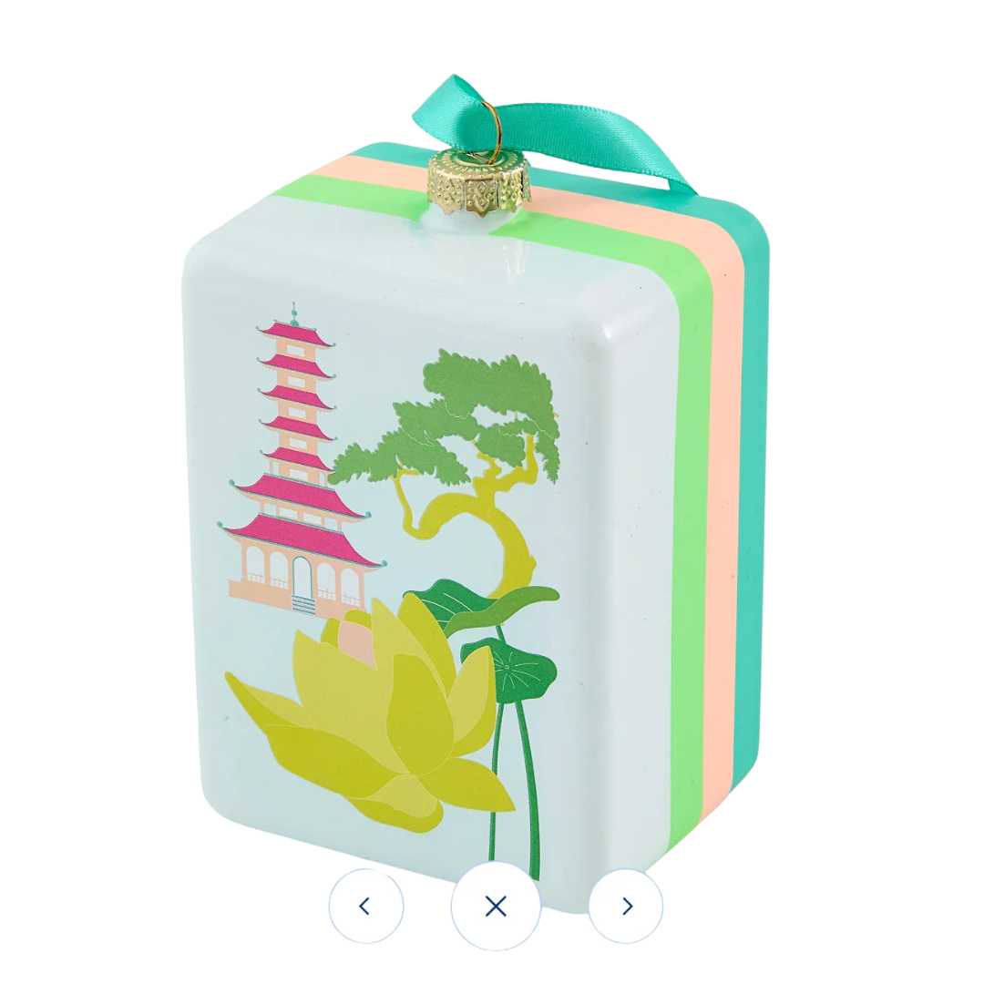Lotus Pagoda Mahjong Ornament | Oh My Mahjong by Oh My Mahjong
