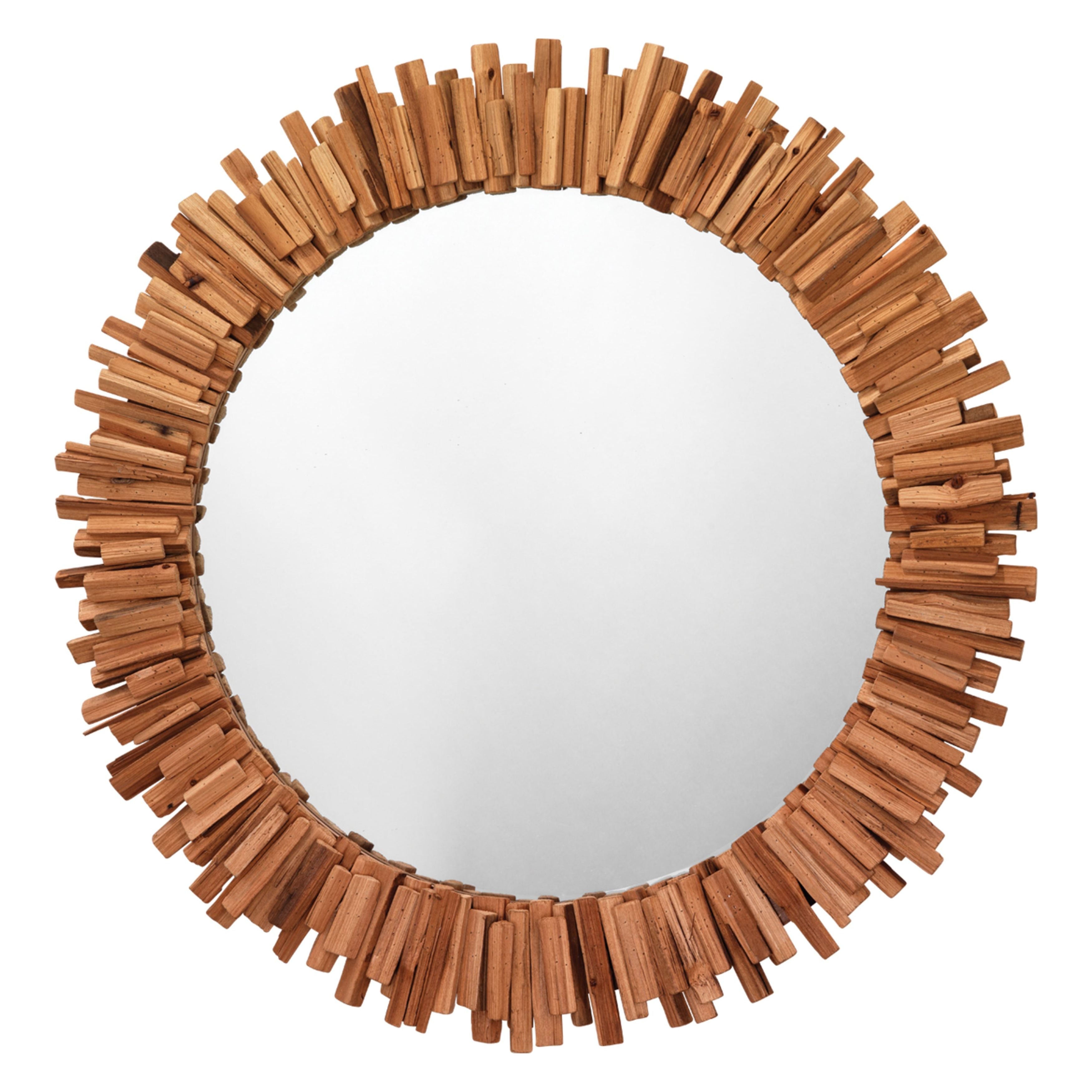 Driftwood Round Mirror by Jamie Young