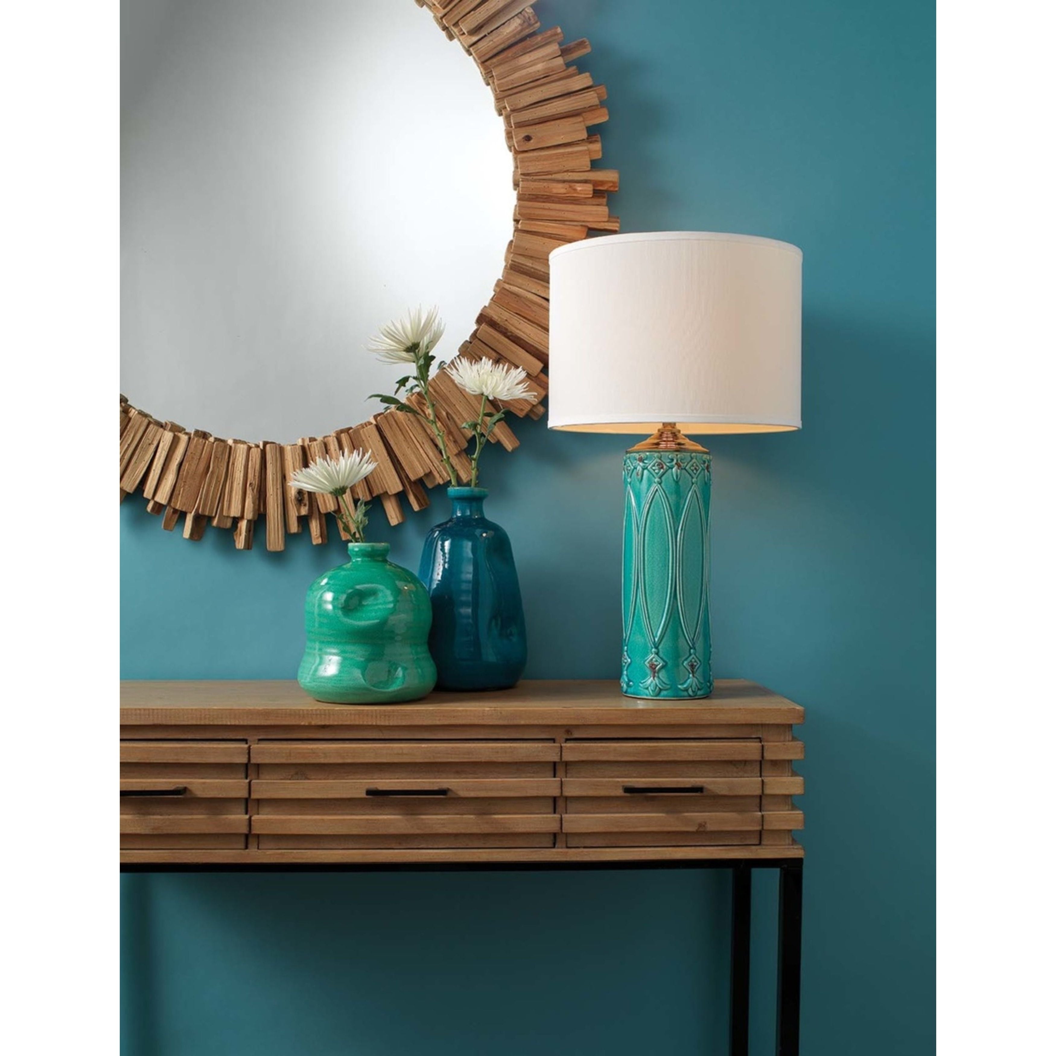 Driftwood Round Mirror by Jamie Young