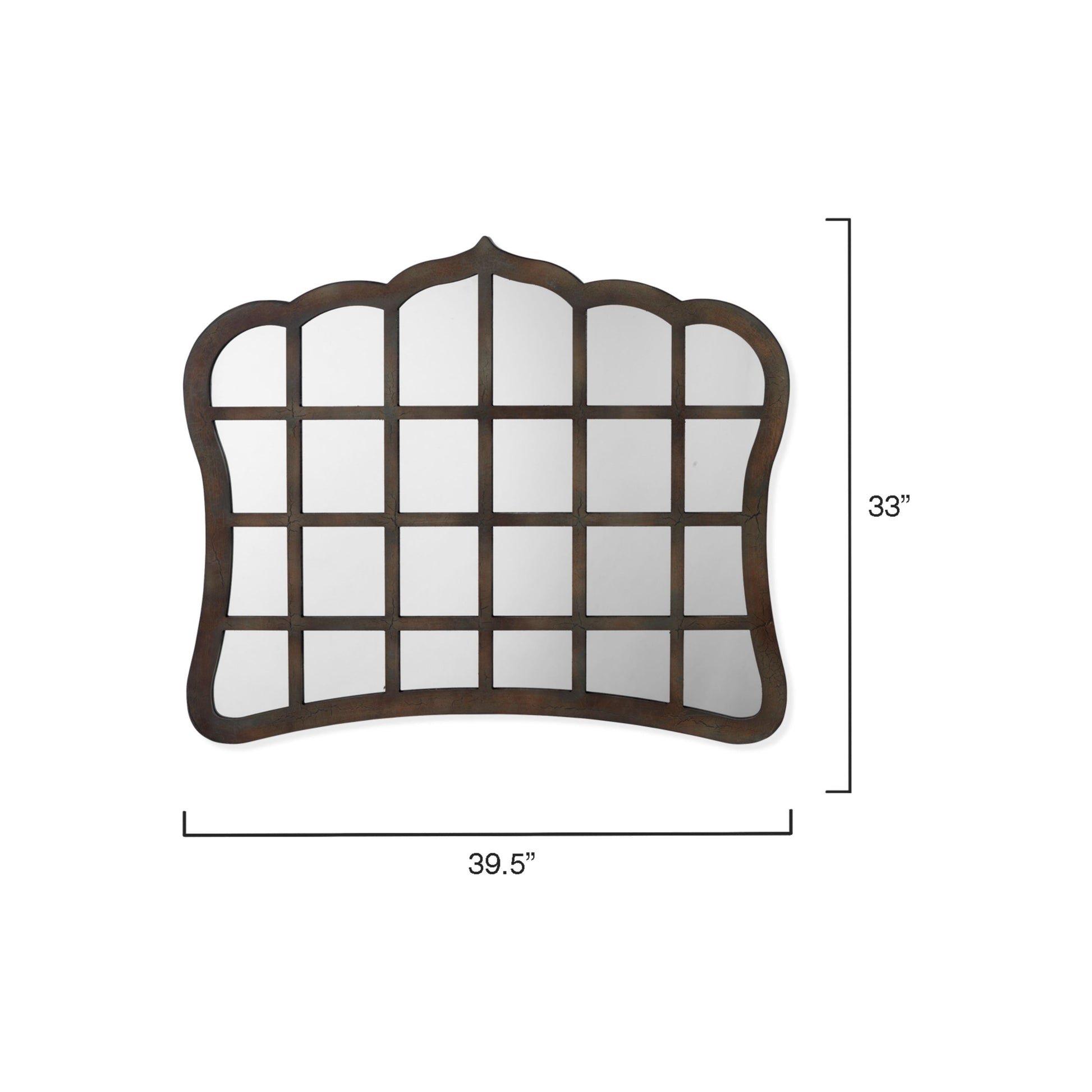 Window Wood Wall Mirror by Jamie Young