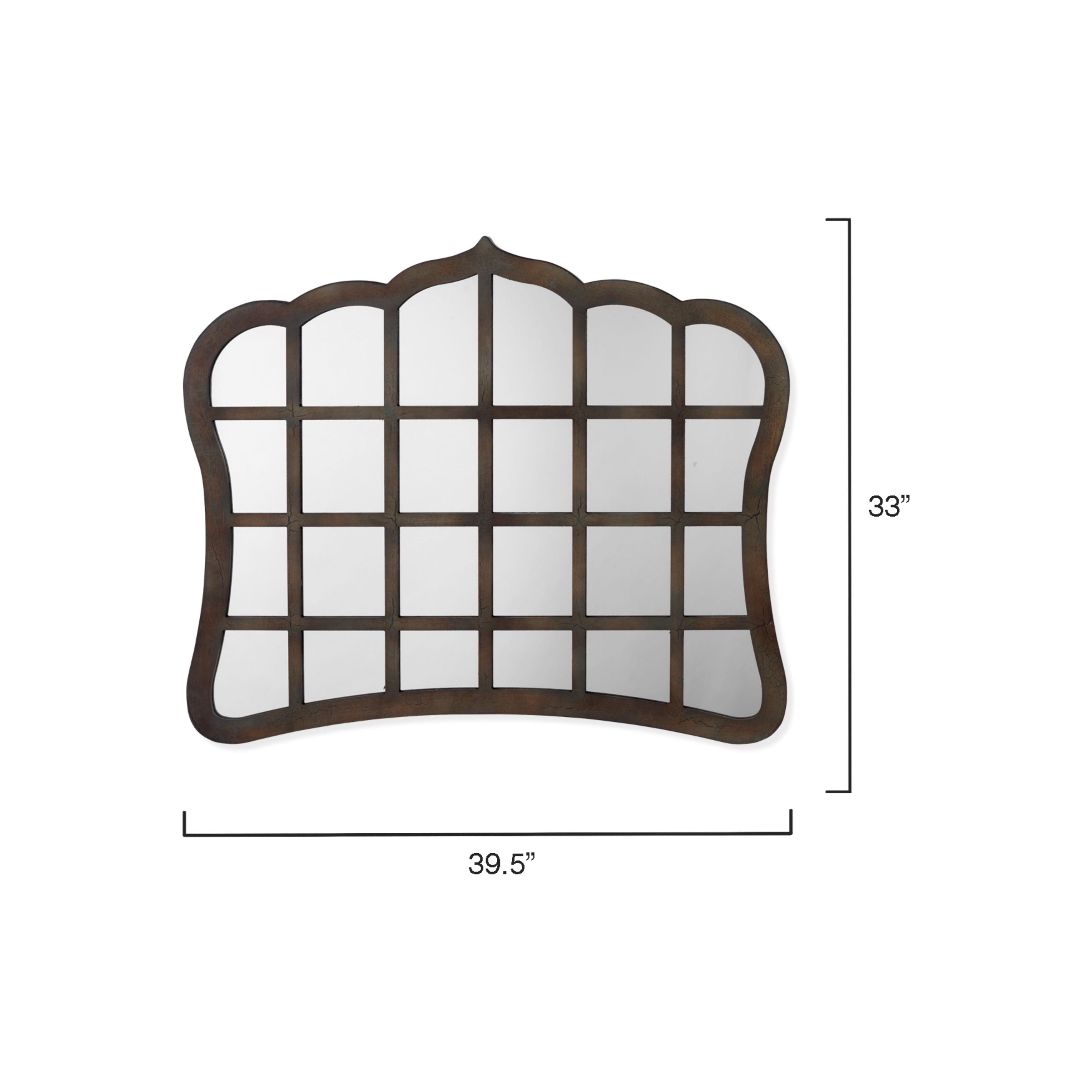 Window Wood Wall Mirror by Jamie Young