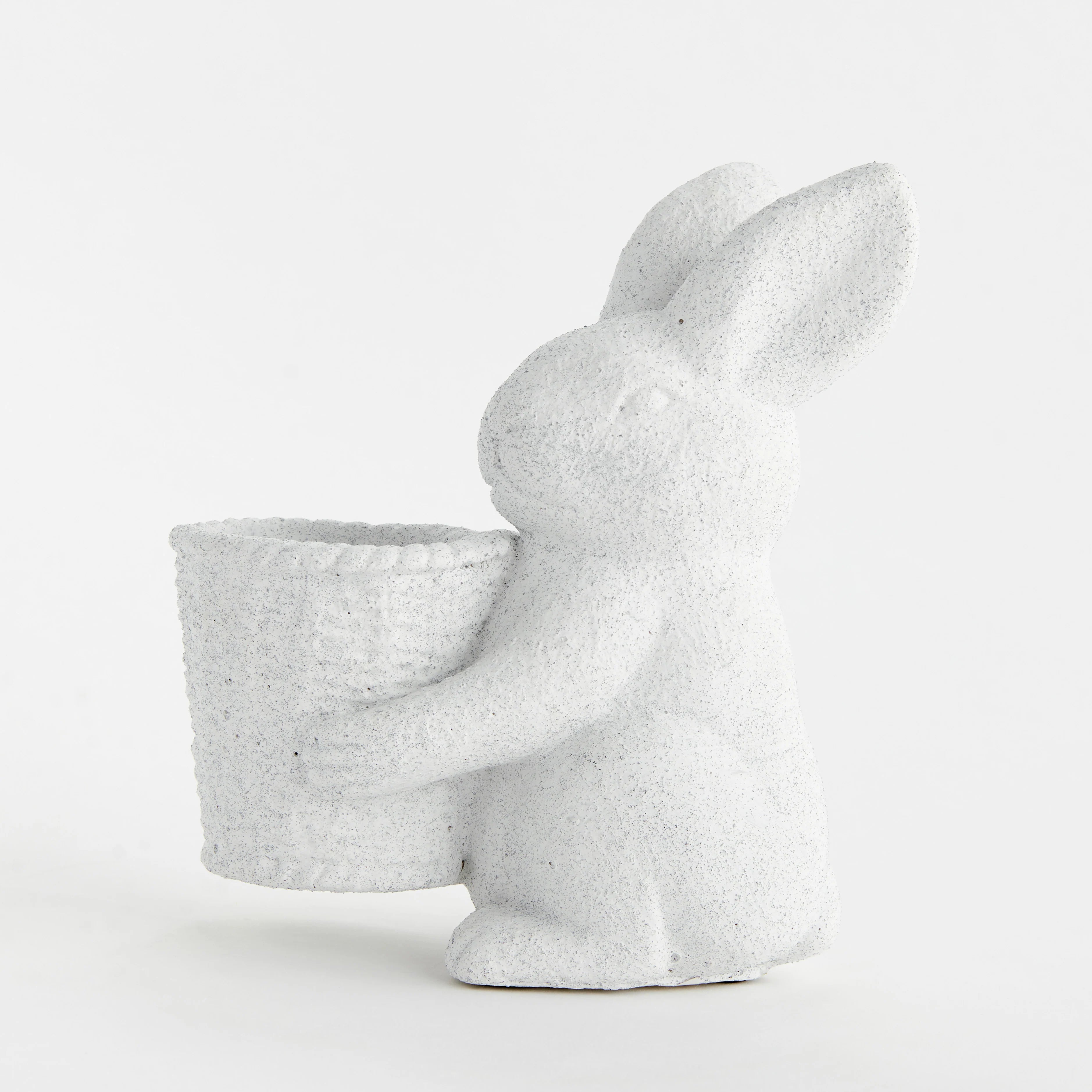 Janie Rabbit with Basket Pot by Napa Home & Garden
