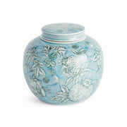 Pomegranate Sketch Lidded Jar – Light Blue | Napa Home & Garden by Napa Home & Garden