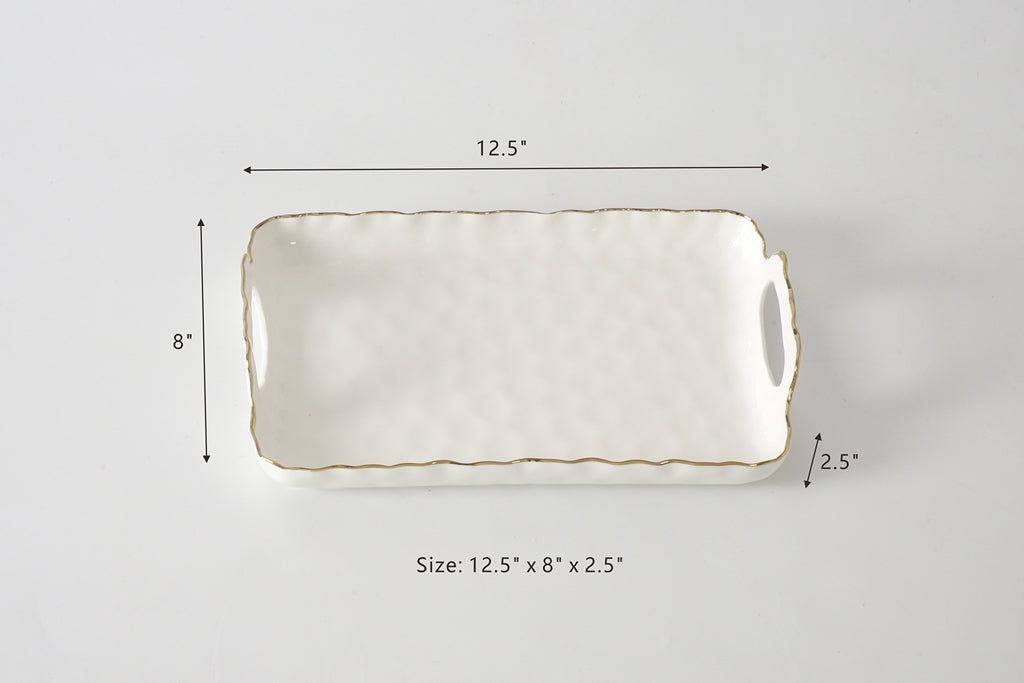 Portofino Small Tray with Handles | Pampa Bay by Pampa Bay
