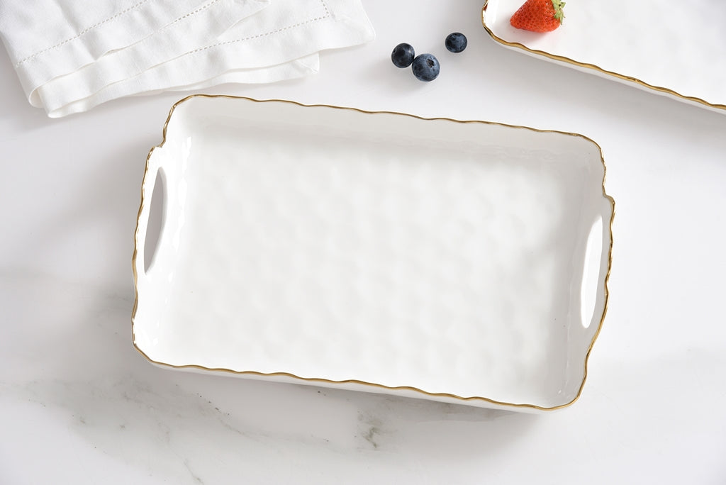 Portofino Small Tray with Handles | Pampa Bay by Pampa Bay