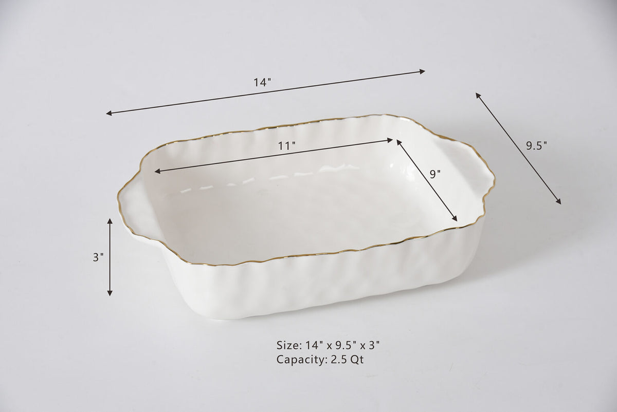 Portofino Rectangular Baking Dish, 11 x 9 | Pampa Bay by Pampa Bay