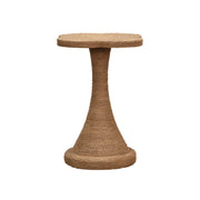 Primrose Side Table – Clover Top Wrapped Rope | Worlds Away by Worlds Away