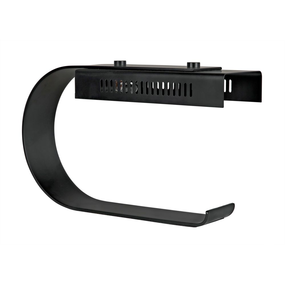 Alfred Table Lamp, Black Metal by NOIR