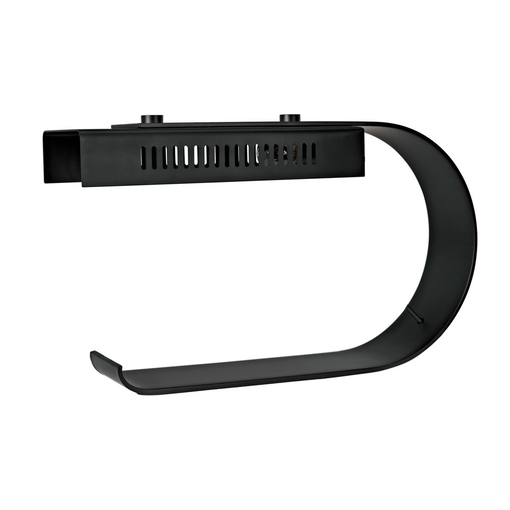 Alfred Table Lamp, Black Metal by NOIR