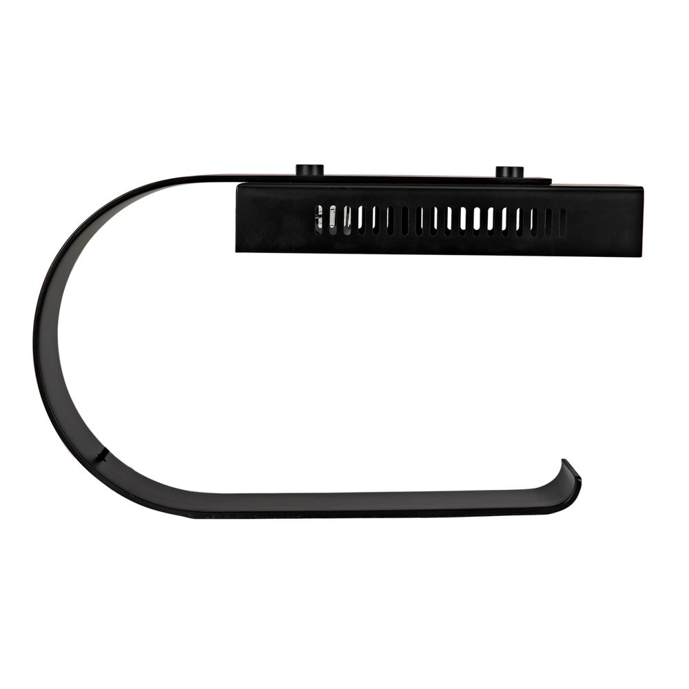 Alfred Table Lamp, Black Metal by NOIR