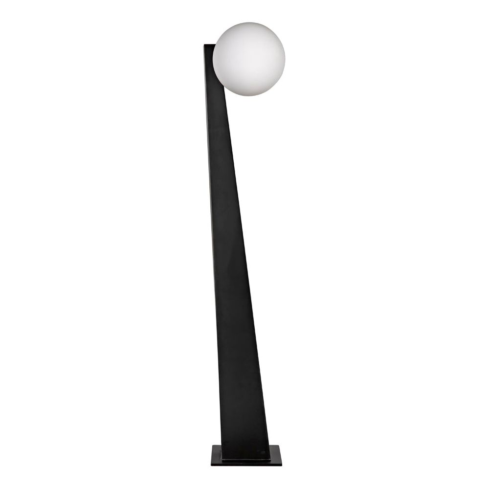 Roy Floor Lamp, Black Metal