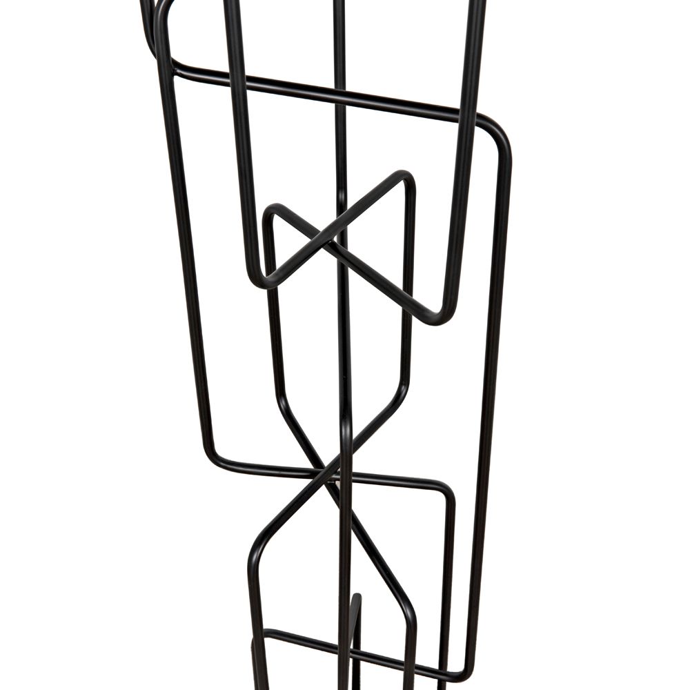 Moriarty Floor Lamp, Black Metal by NOIR