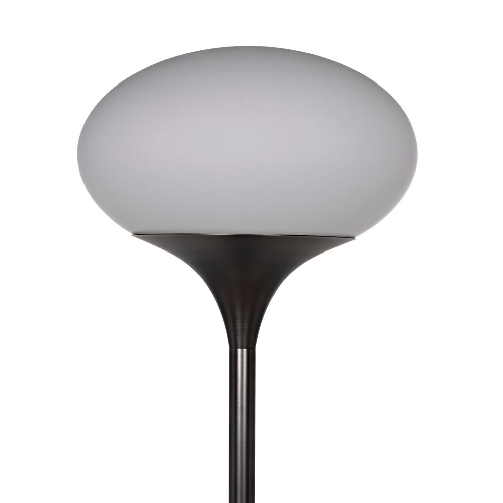 Drop Floor Lamp, Gun Metal Finish by NOIR