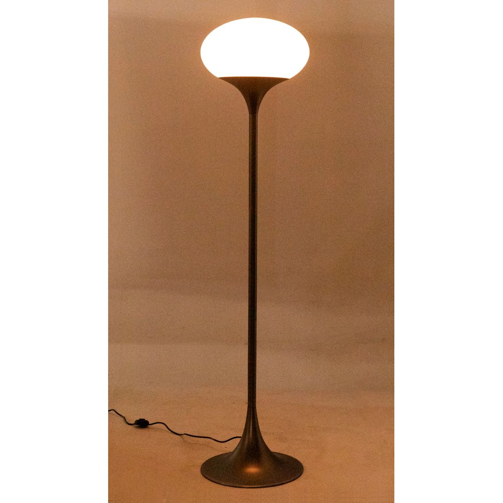 Drop Floor Lamp, Gun Metal Finish by NOIR