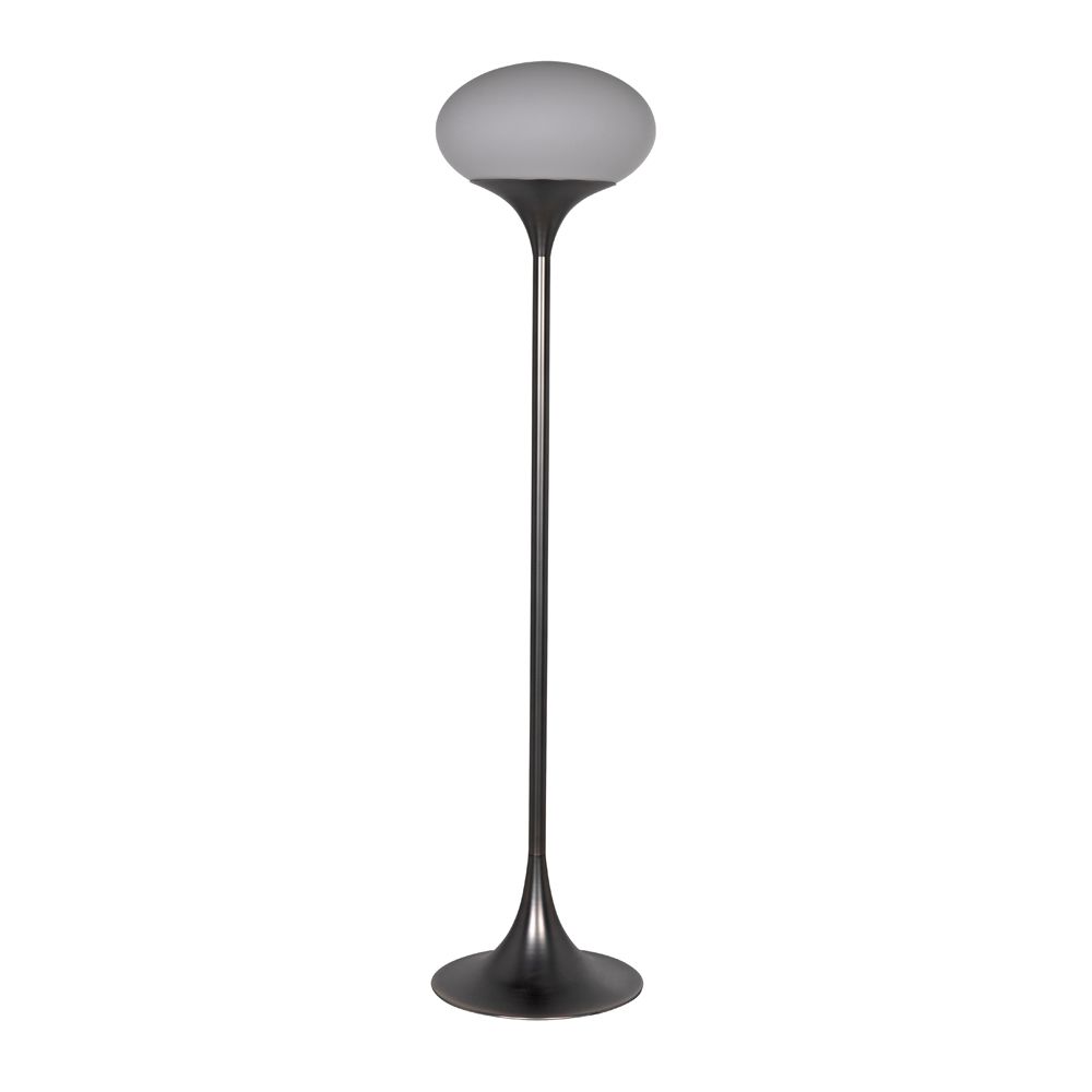 Drop Floor Lamp, Gun Metal Finish by NOIR