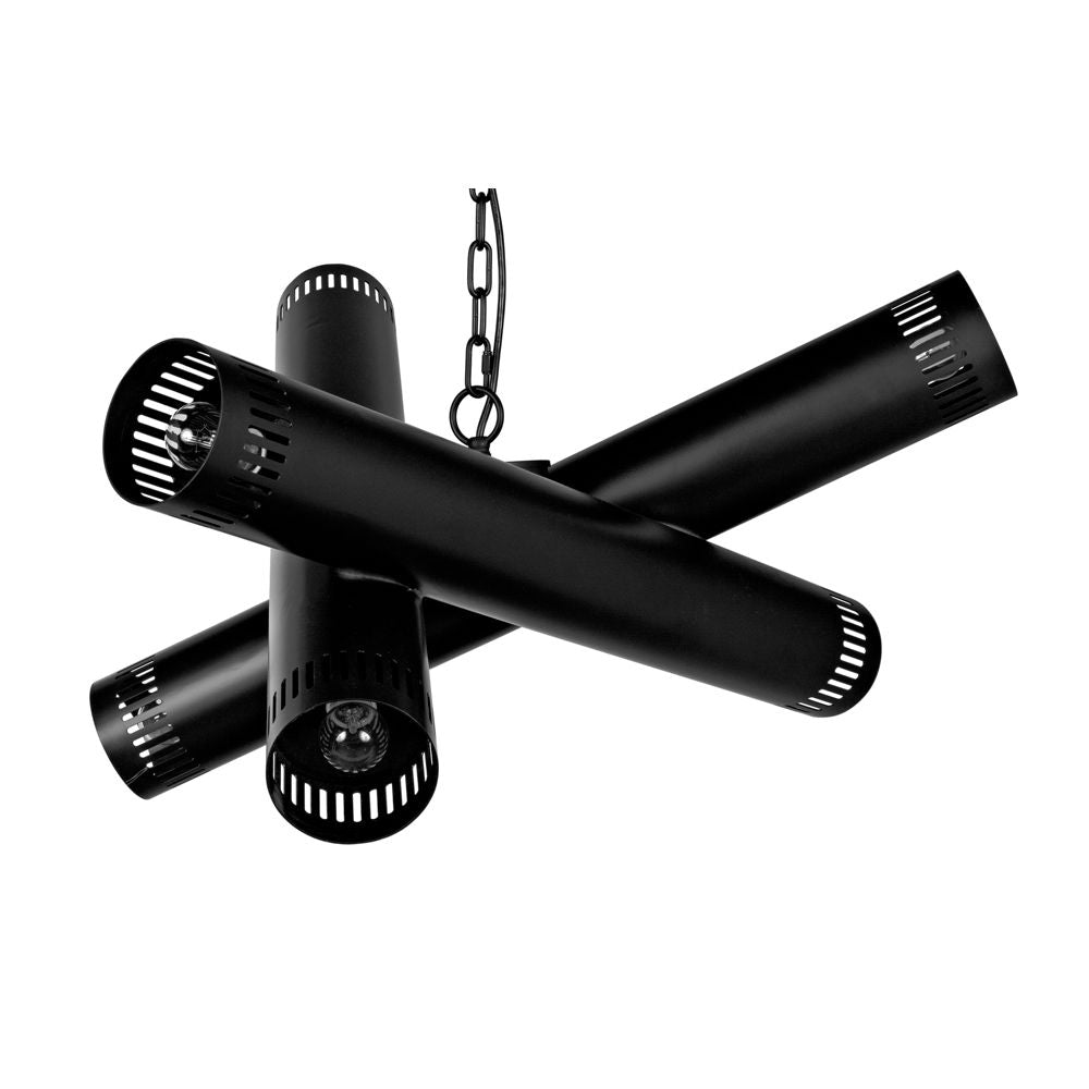 Javelin Chandelier, Black Steel by NOIR