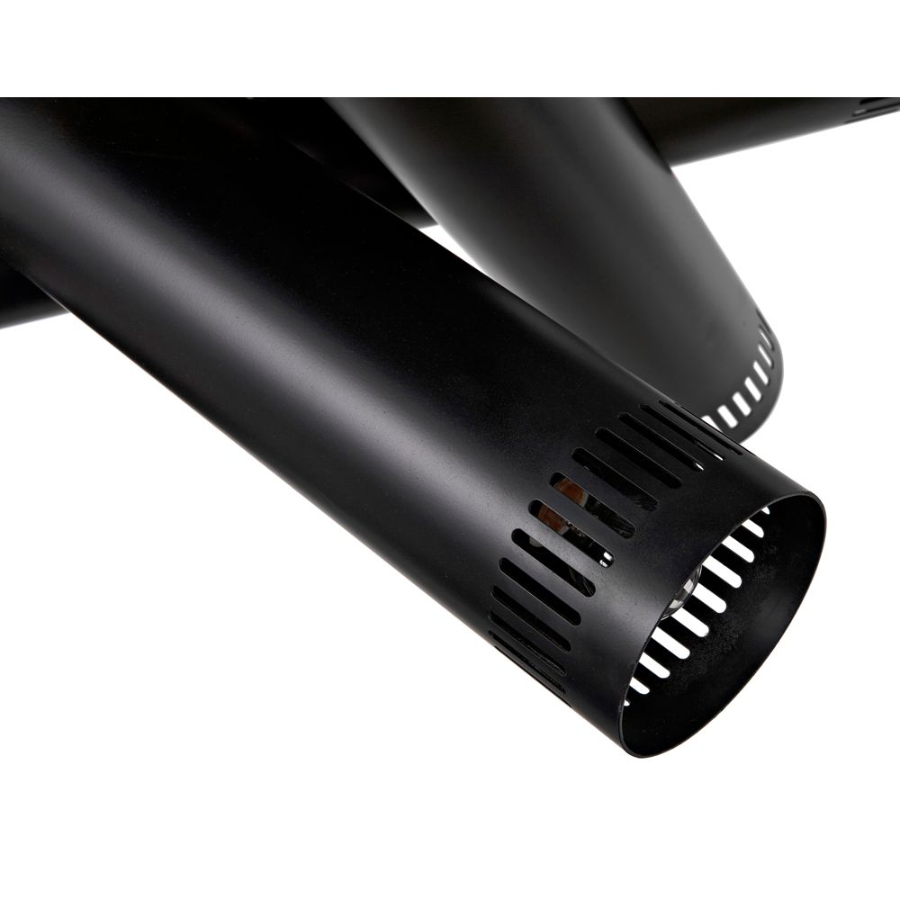 Javelin Chandelier, Black Steel by NOIR