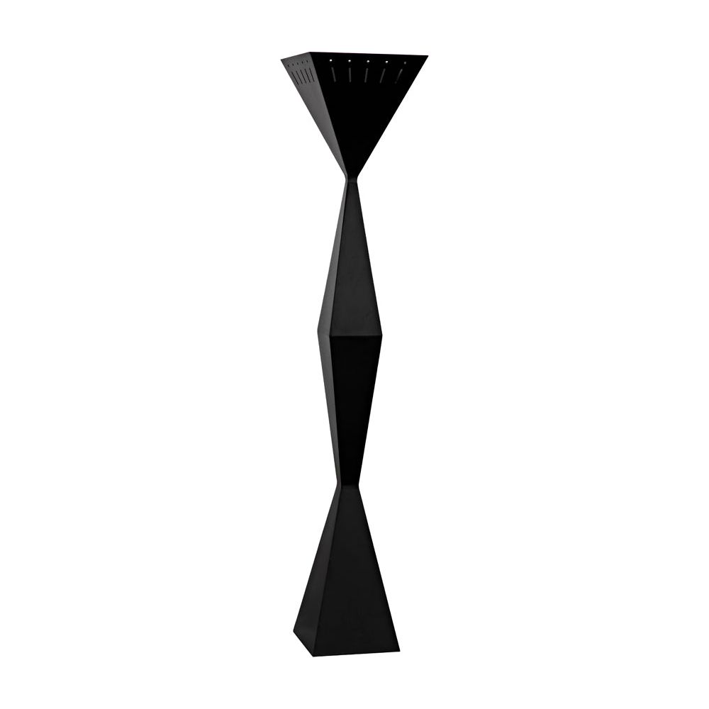 Brixton Floor Lamp, Black Iron