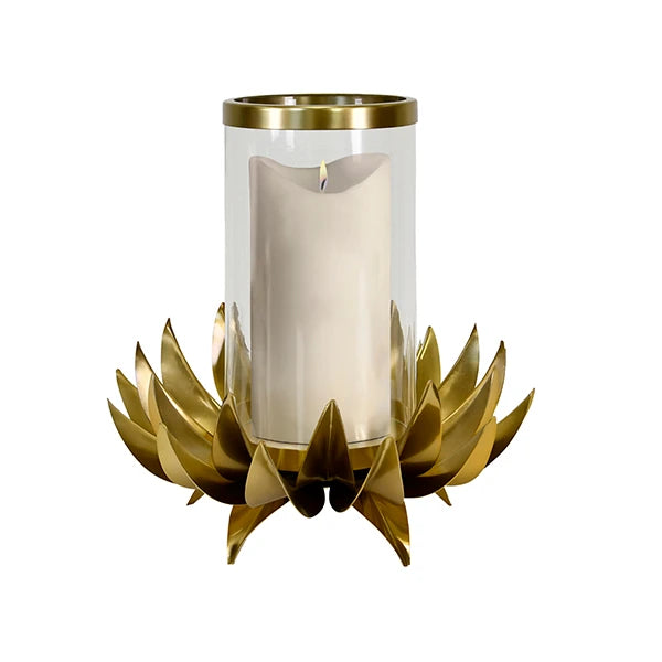 Sirius Palm Tree Hurricane – Antique Brass | Worlds Away Large by Worlds Away