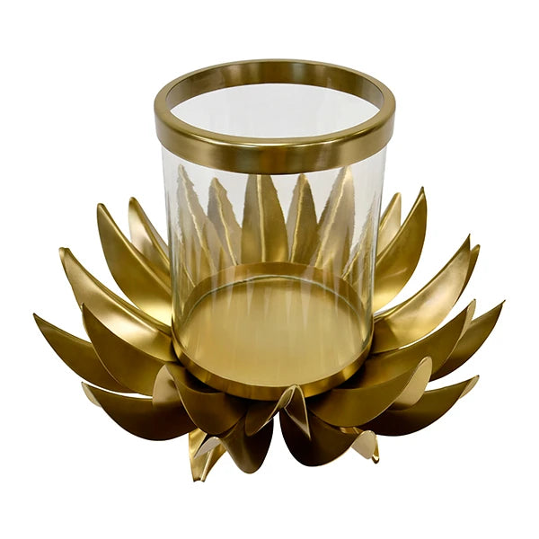 Sirius Palm Tree Hurricane – Antique Brass | Worlds Away by Worlds Away