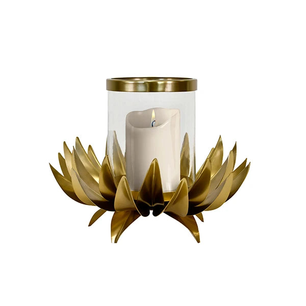 Sirius Palm Tree Hurricane – Antique Brass | Worlds Away Small by Worlds Away
