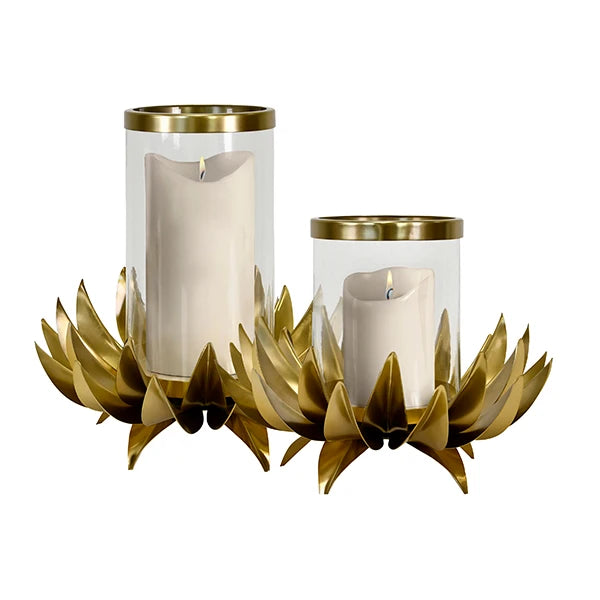 Sirius Palm Tree Hurricane – Antique Brass | Worlds Away by Worlds Away